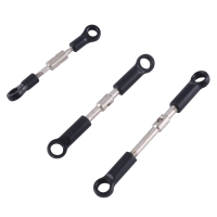 7Pcs Front Rear Tie Rod Linkage Servo Link Rod Set for 144001 144010 124016 124017 124019 RC Car Spare Parts