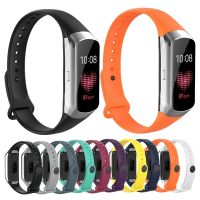 DIYLooks สำหรับ Samsung Galaxy Fit SM-R370สายนาฬิกาข้อมือกระดุมติดเล็บซิลิโคนมันวาว