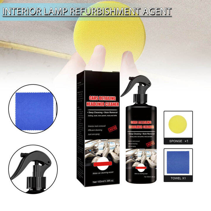 Niahode Car Detailing Headliner Cleaner Interior Clean Kit Powerful