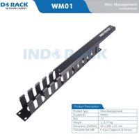 Qnvga INDORACK แผงจัดการสายไฟ 19 นิ้ว 1U - WM01 54 สินค้าขายดี