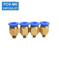 ✣ High Quality PC6-M6 10pcs BSPT 6mm to M6 Pneumatic Connectors Ｍale Ｓtraight Ｏne-Touch Fittings