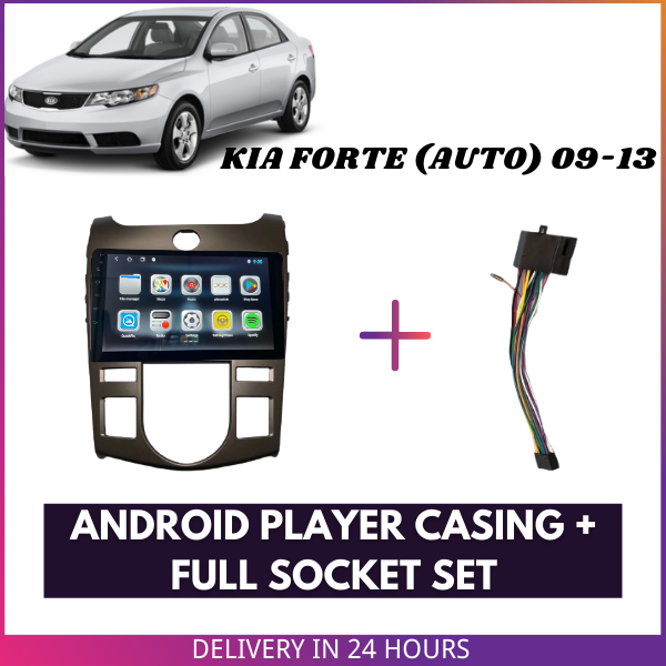 Android Player Casing Kia Forte With Full Plug And Play Socket Auto Air Cond Lazada