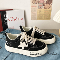 Kingdom_Fashion ยอดนิยม รองเท้าผู้หญิง รองเท้าผ้าใบ รองเท้าสุขภาพ รองเท้าแฟชั่น FBX2390VT4 37Z230914