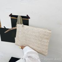 hot【DT】☬❐✶  Weaving Fashion Ladies Wristlet Clutch Money Woven Coin Purse Beach Wallet Card