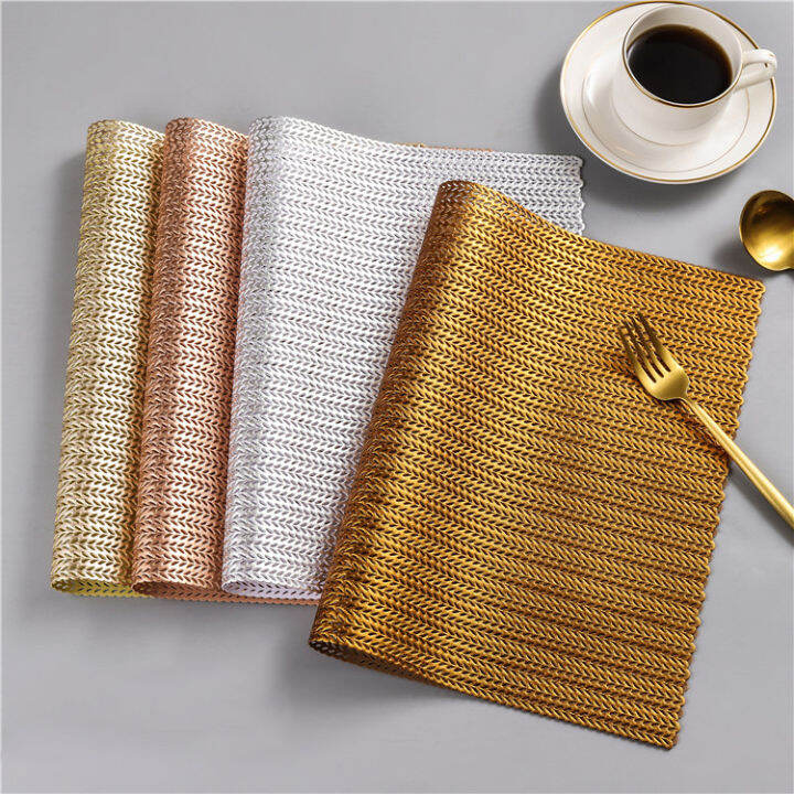 YOI 1 Piece Square Table Mat Placemats Dining Table Coaster Waterproof