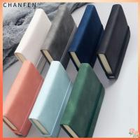 CHANFEN กระดาษสำหรับตกแต่ง สมุดโน๊ต พียู PU Stationeries สมุดจดหนังหนา เล็กๆน้อยๆ กระเป๋าโน๊ตบุ๊ค หนังสือเล่มเล็ก