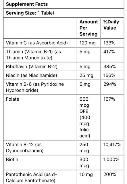 sure-ของแท้-นำเข้า-natures-bounty-b-complex-time-released-125-coated-tablets