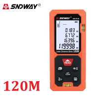 2021SNDWAY Laser Distance Meter 40M 50M 70M 80M 100M 120 M Digital Rangefinder Roulette Laser Range Finder Trena Measuring Tape