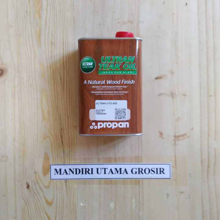 CAT KAYU PROPAN PERAWATAN KAYU ALAMI ULTRAN TEAK OIL UTO555 0.8 L Lazada Indonesia