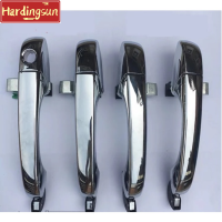 Hardingsun ใช้สำหรับ Chrysler 300c ประตูหน้าที่จับประตูด้านนอกโครเมียม2005-2010 Dodge Magnum โครเมี่ยมชาร์จ2005-2008