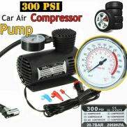 Xe Di Động Máy Nén Khí 12V Điện Bơm Hơi Ô Tô Cái Bơm Lốp Pumb Lốp Xe Ô Tô