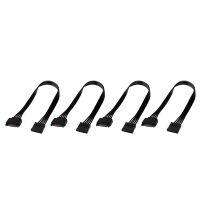 4Pcs SATA Power Extension Cable15 Pin SATA Male To Female Extender Power Cable Adapter For Hard Drive Disk HDDSSD30CM