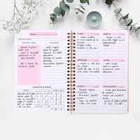 2022 A5 Agenda Weekly Undated Planner Notebook Goals Habit Schedules Office Accessories Agendas School Supplies