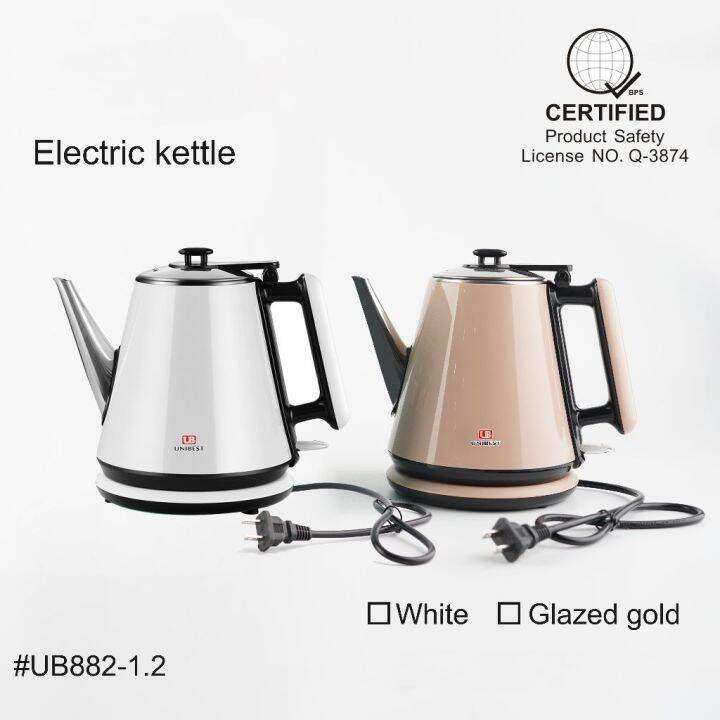 ELECTRIC KETTLE 1.2 LITERS (GLOSSY BODY COLOR) Lazada PH