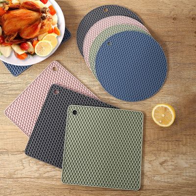 2/4 PCS Multifunction Heat Resistant Silicone Mat Drink Cup Coasters Nonslip Pads Pot Holder Table Placemat Kitchen Accessories