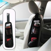 ☋♀ 1Pc Car Seat Storage Storage Box Organizer Car Seat Side Pocket Backseat Drink Holder Hanging Bags Multi Car Accessories