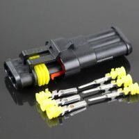 【cw】 5 sets 3 Pin Way Electrical Wire automotive Plug for car 【hot】