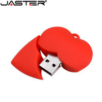 การ์ตูนรักสีแดงแฟลชไดรฟ์64กิกะไบต์ไดรฟ์ปากกา USB 2.0 Memory Stick 32กิกะไบต์ของขวัญพวงกุญแจดิสก์ U ของขวัญแต่งงาน16กิกะไบต์8กิกะไบต์4กิกะไบต์128เมกะไบต์