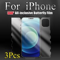 14ProMax Butterfly 12ProMax Hydrogel Film For IPhone 11Promax Screen Protector 13ProMax XS Max XR 3 In 1 13Mini Front Back Edge