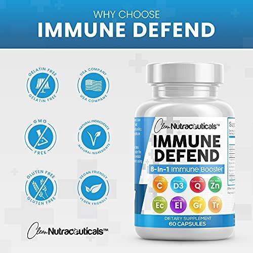 [pre-order] Immune Defense Support Supplement 8 In 1 W  Zinc 50mg 