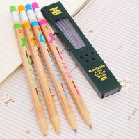 1Pcs Cartoon Animals Mechanical Pencil With Sharpener 2.0 Mm Lead Refill Pencil Automatic Pencil Colors Random