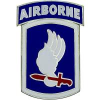 tomwang2012.US ARMY 173RD AIRBORNE BRIGADE COMBAT SERVICE IDENTIFICATION BADGE (CSIB) MILITARY UNIFORM ASU ARMY INSIGNIA PIN