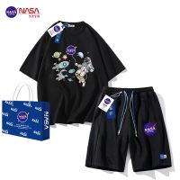 【July hot】 NASA NTYB joint 2023 new summer trendy short-sleeved T-shirt casual all-match suit simple