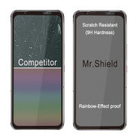 Mr.shield [3-Pack] ตัวป้องกันหน้าจอสำหรับ Rog Phone 7 Rog Phone 7 Ultimate [Full Cover] [กระจกนิรภัย] [ความแข็ง9H]