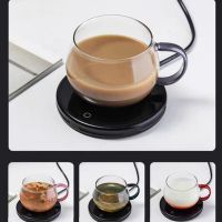 Mini Portable USB Cup Warmer 3 Gear Coffee Mug Heating Coaster Smart Thermostatic Hot Plate Milk Tea Water EU PlugTH