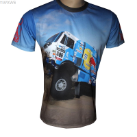 Summer T-shirt with Kamaz New Russian Dakar truck mens logo graphic. fashion versatile t-shirt