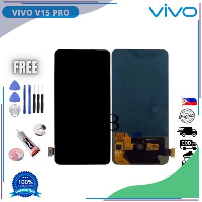 แบตเตอรี่ ใช้สำหรับเปลี่ยน For Vivo V15 Pro LCD Display Digitizer Complete Screen Touch Panel Display, Free Tools + B-7000 GLUE **แบตเตอรี่รับประกัน 6 เดือน**