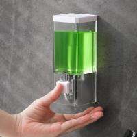 250ml Manual Soap Dispenser Transparent Wall Mounted Bathroom Sanitizer Shampoo Shower Gel Container Bottle Showerheads