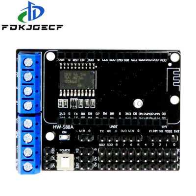 L293D สำหรับ ESP-12E ESP8266โมดูล H-Bridge พลังงานสูงแบบคู่สำหรับไร้สาย WIFI NodeMcu แผงป้องกันมอเตอร์สำหรับ V3 WIFI CP2102วงจรรวม