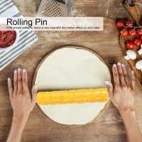 Fondant Cake Embossing Rolling Pin Baking Dough Roller Cookies Biscuits Decorating Tool Bread  Cake Cookie Accessories