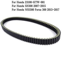 ♙เข็มขัดขับรถจักรยานยนต์โอนเข็มขัดสำหรับ Honda NSS300 Forza 300 2013-2017 SH300 2007-2015 Moto อะไหล่23100-KTW-901