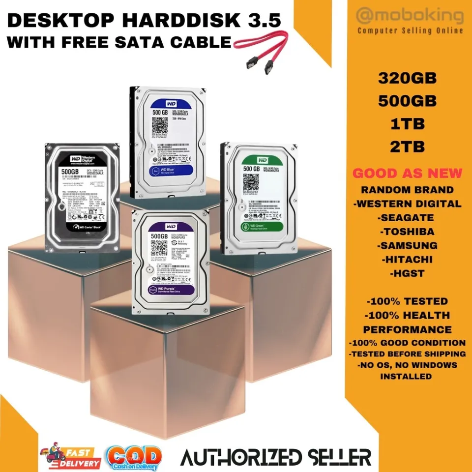 3.5 SATA Hard Drive HDD 500GB 1TB 2TB CCTV Computer Wholesale PC 