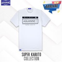 เสื้อเลือกตั้ง เสื้อยืด AQUANINE-SUPER KABUTO WHITE  เสื้อยืดสีขาว ลิขสิทธิ์แท้S-5XL