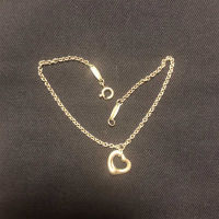 Simple Womens Hollow Heart Shaped celet Fashion High Quality Exquisite Jewelry Valentines Day Gift
