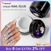 Venalisa Factory Sticky Gel Tranparent Clear Color Supplier Diamond Thick Nail Gel Diamond Decoration Glue Stick Gel Firm Gel Adhesives Tape