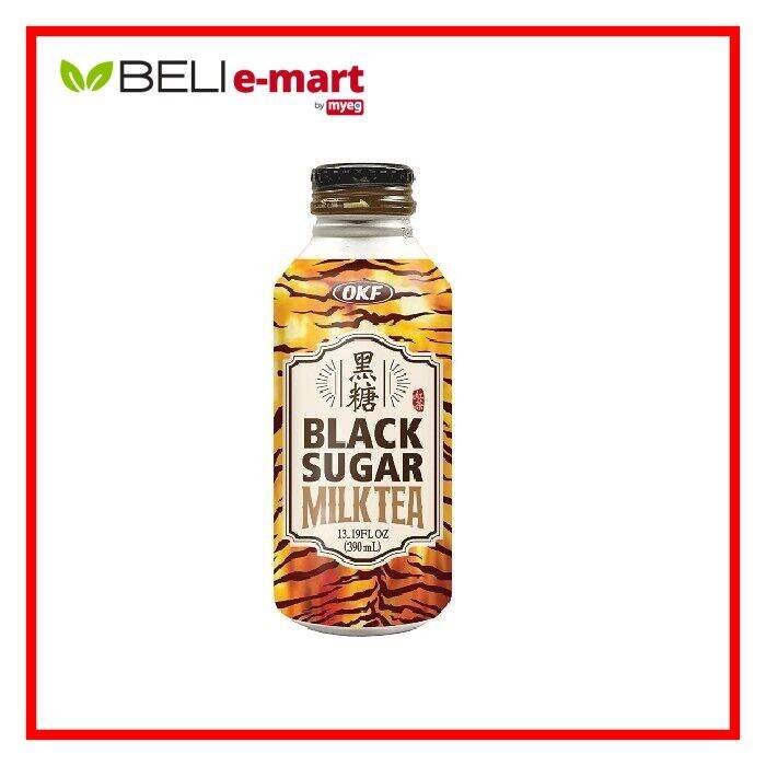 OKF Black Sugar Milk Tea (390ml) | Lazada