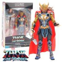 แอคชั่นฟิกเกอร์โมเดลฮีโร่สุดเท่ห์พร้อมอุปกรณ์ตกแต่งรุ่นพิเศษ Hasbro Legends Series Thor Love And Thunder THOR Limited Edition