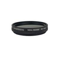 เลนส์ ND 105มมตัวแปร ND2-ND400ความหนาแน่นเป็นกลางฟิลเตอร์ปรับได้เครื่องวัดมีจอแสดงผลนำไปใช้กับ105เลนส์กล้องมม.