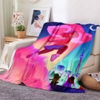 Hot Anime Lovely Truning Red Anime Modern Blanket Flannel Soft Plush Sofa Bed Throwing Blankets Gedruckt Bettdecke Geschenk