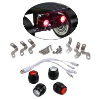 4pcs Skateboard LED Lights Scooter Longboard Bright Tail light Safety Lamp