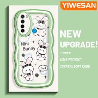 YIWESAN เคสสำหรับ Xiaomi Redmi Note 8 2021 Note 8T ลายการ์ตูนกระต่ายขนาดเล็กขอบครีมเคสมือถือกันกระแทกแบบใสนิ่มเคสโปร่งใสลายกล้องถ่ายรูปสร้างสรรค์เรียบง่ายฝาครอบป้องกันอ่อนโยน