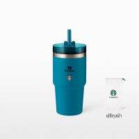 !ส่งฟรี! Starbucks Stainless Steel Ocean Stanley Cold Cup 20oz. ทัมเบลอร์ สตาร์บัคส์ สแตนเลส สตีล ของแท้ พร้อมส่ง