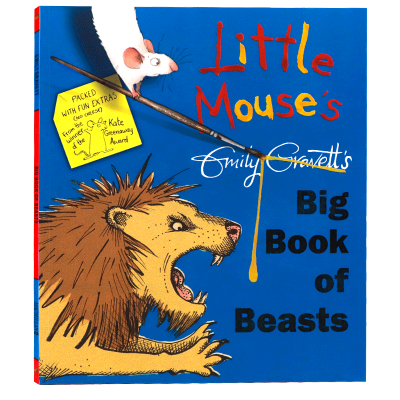 Little mouse‘S Big Book of beats creative design award-winning Emily Gravett childrens Enlightenment picture story book