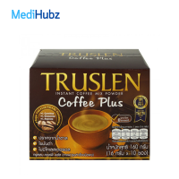 Truslen Coffee Plus ทรูสเลน คอฟฟี่ พลัส กาแฟสำเร็จรูป กาแฟ ช่วยเผาผลาญไขมัน ไม่มีน้ำตาล จำนวน 1 กล่อง บรรจุ 10 ซอง 10128