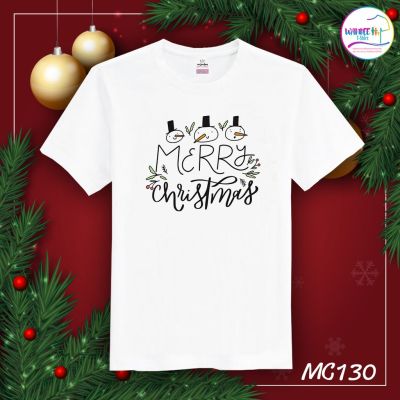เสื้อยืดคริสต์มาส เสื้อคริสต์มาส Christmas &amp; Happy new year (MC130)