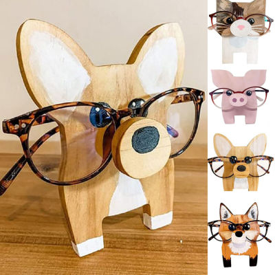 1ชิ้นสัตว์ชั้นวางแว่นตาน่ารัก3D สัตว์ไม้แกะสลักแว่นกันแดดชั้นวางจอแสดงผลชั้นวางแว่นตาแสดงยืนผู้ถือเครื่องประดับตู้โชว์